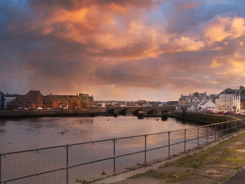 The coastal town of Ayr, in South Ayrshire came in 10th for value for money and eighth overall.