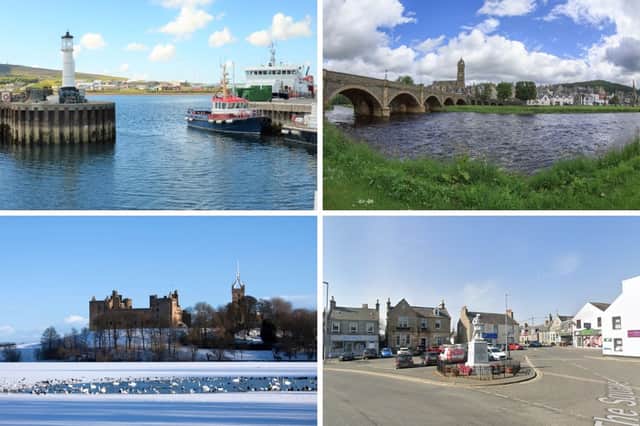 Four of the best places to live in Scotland - according to new research.