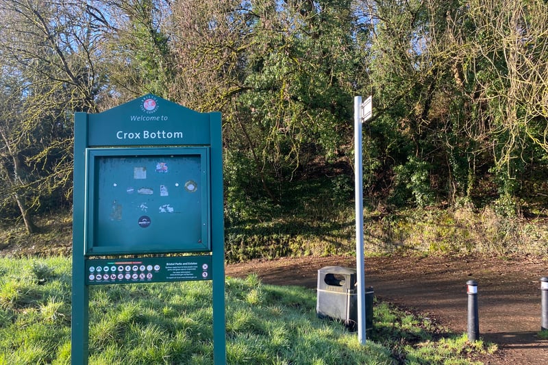 We enter Crox Bottom on the busy Hartcliffe Way