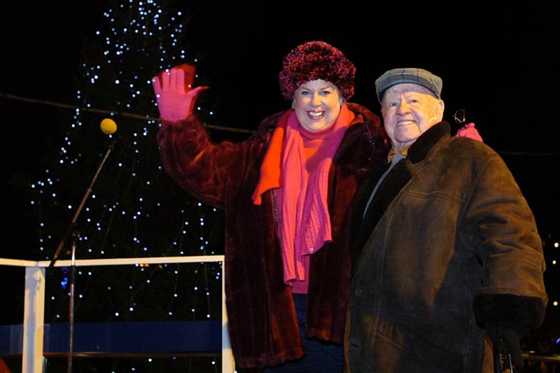 Mickey Rooney, star of films such as National Velvet, appeared in panto in Sunderland in 2007.
He and his wife Jan helped to switch on Sunderland's Christmas lights that year.