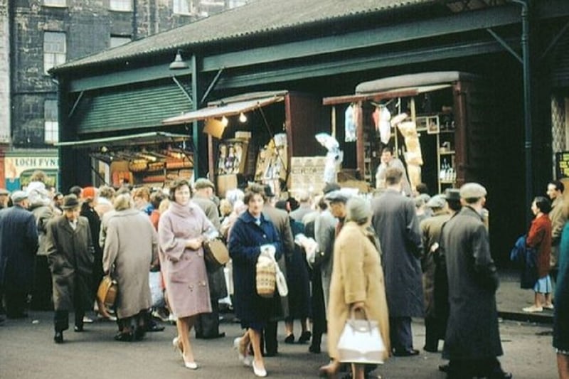 A busy day at the Barras in the 60s
