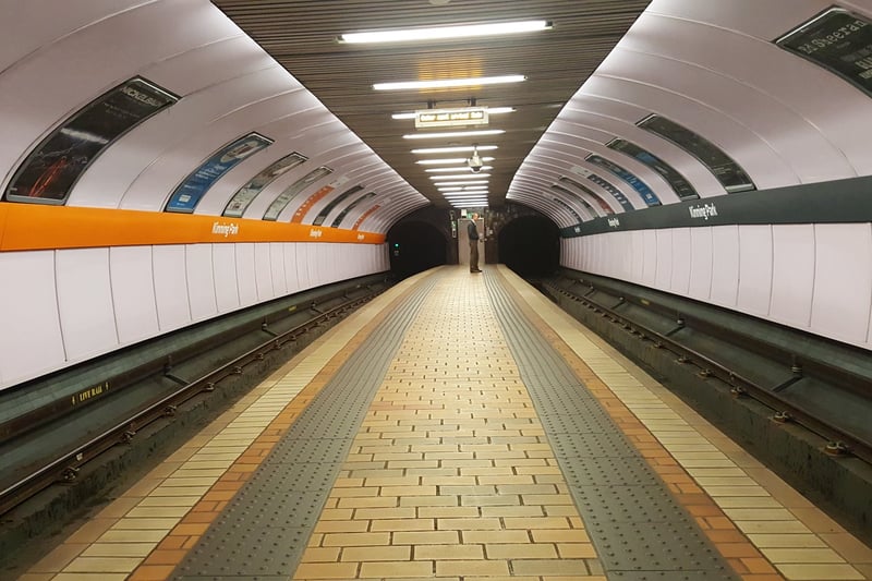 The second least busiest subway station in Glasgow is Kinning Park which has 338,089 passenger entries per year. 