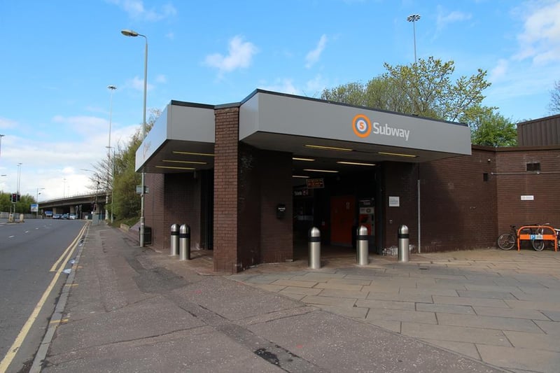 Completing the top ten is Shields road station which has a large park and ride facility. They recorded 467,920 passenger entries per year. 