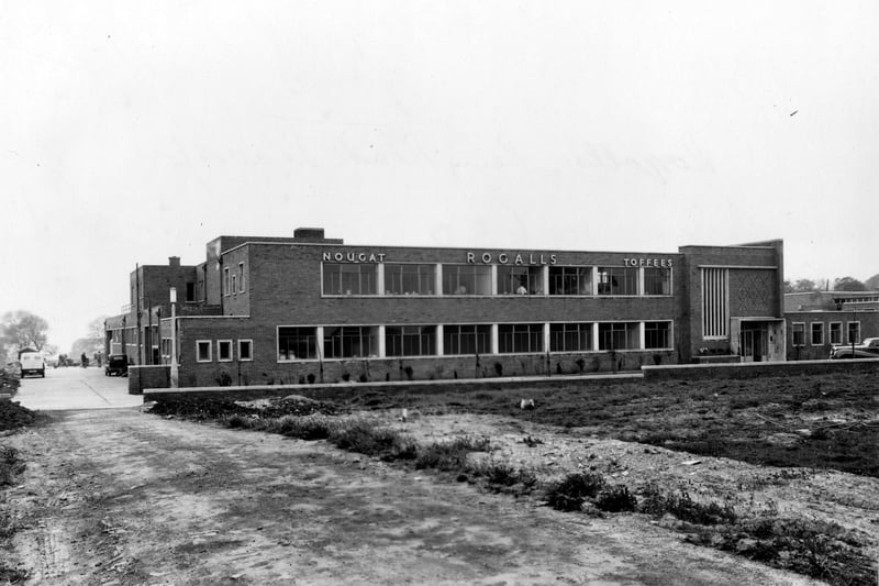 Rogalls, manufacturing confectioners, on Seacroft Ring Road. Pictured in June 1954.