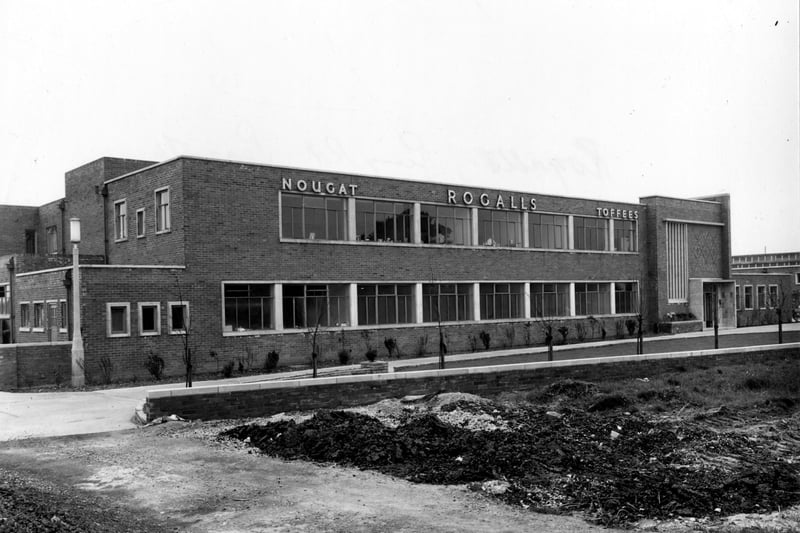 Rogall's Manufacturing Confectioners, on Seacroft Ring Road. Pictured in June 1954.