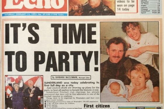 How the Echo reported Sunderland's great day.