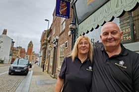 Ian Finnie and Carrolyne Cousins have re-opened the Brown Bear, on Norfolk Street, in Sheffield city centre. Picture: David Kessen, National World