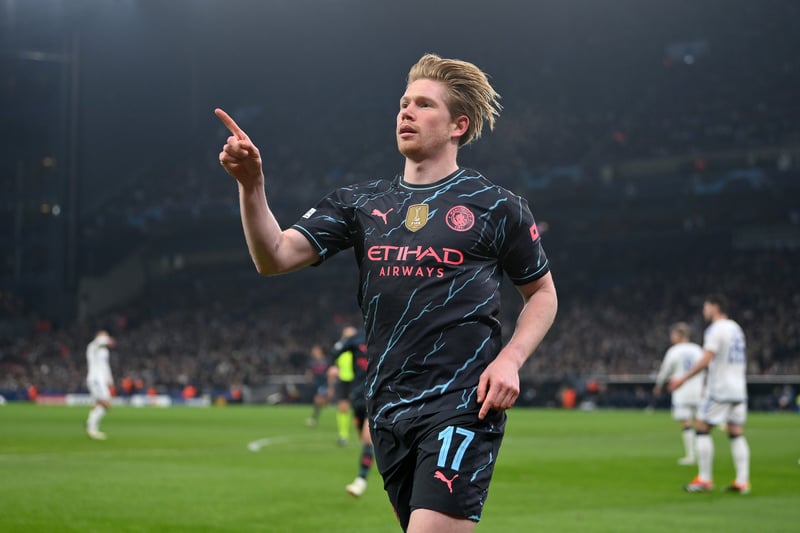 Once again, De Bruyne was at the heart of City's best moves. It was another game where City's no.17 had it all: a goal, two assists, penetrative dribbling and an exquisite range of passing. His energy and quick use of the ball was also key to his side's approach.