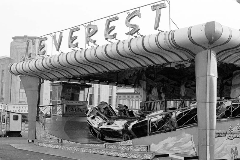 The Everest ride was on the site of the Golden Mile fun fair in the 70s