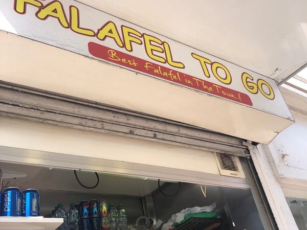 I love Falafel to Go. It's a personal favourite of mine - its got the perfect location, its very reasonably priced, and its delicious. For £5 (up from £4, thank you cost of living crisis) you can get a massive falafel wrap the size of your head. Perfect for a hungover afternoon.