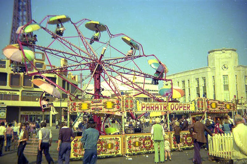 The old Golden Mile Site fun fair in the 1970s courtesy of Malcolm Slater