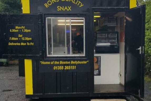 Rons Quality Snax here. Not too far from Glasgow, we'd be amiss to leave out the TikTok sensation and home of the Boston Bellybuster over in Kelvin Industrial Estate in East Kilbride.