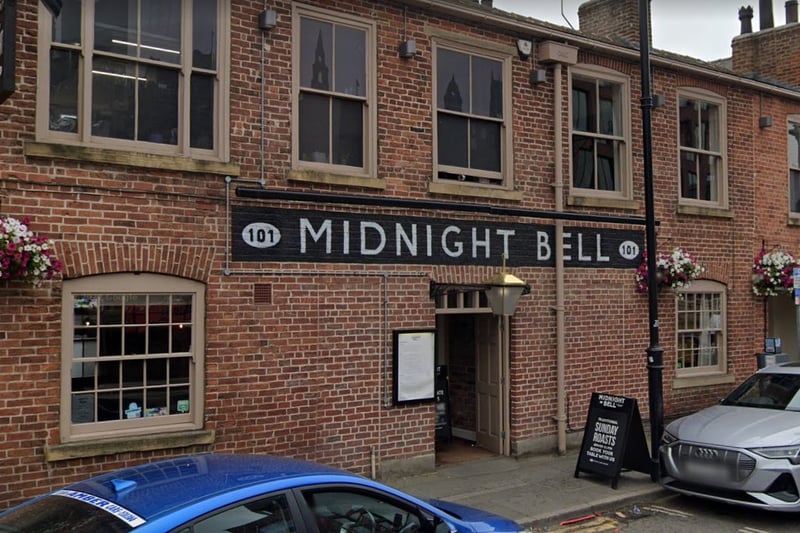 Midnight Bell, located in Holbeck, has a rating of 4.0 stars from 537 TripAdvisor reviews. A customer at the Midnight Bell said: "Lovely building that's very tastefully decorated. Excellent staff and a warm friendly atmosphere made for a great experience. 10/10."