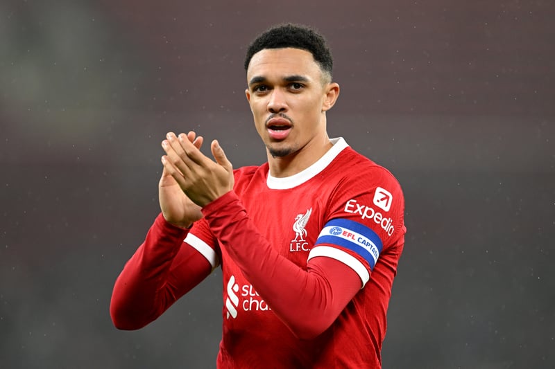 Doubt - Alexander-Arnold came off in last weekend's fixture due to a feeling in his knee which is currently being assessed. 