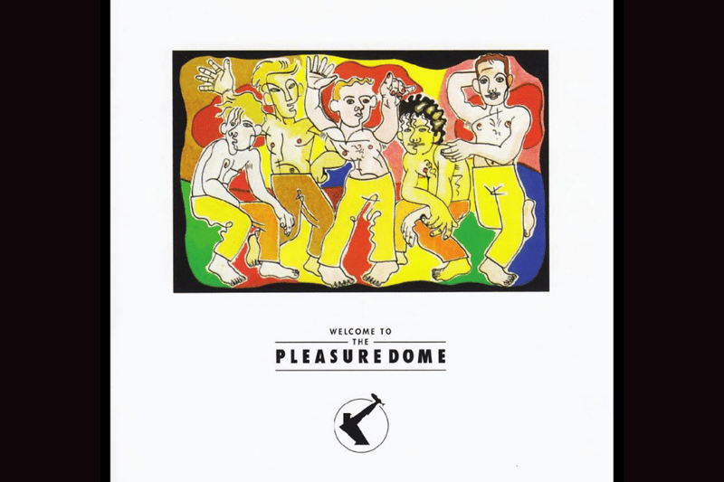 Welcome to the Pleasuredome was Frankie Goes to Hollywood's first album, released in 1984. The cover art was conceived by Paul Morley and illustrated by graphic artist Lo Cole, with the front cover featuring an illustration of the band members. The back of the album featured an illustration of a large animal orgy and ultimately had to be censored. 