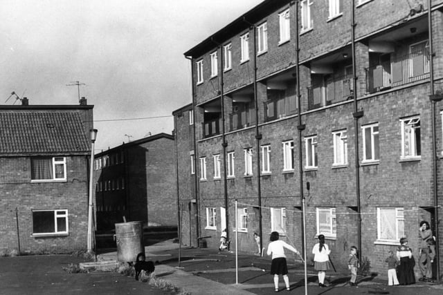 A view of Queens Road, Jarrow, from 46 years ago.