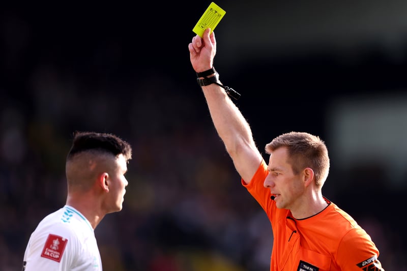 78 yellow cards / 2 red cards