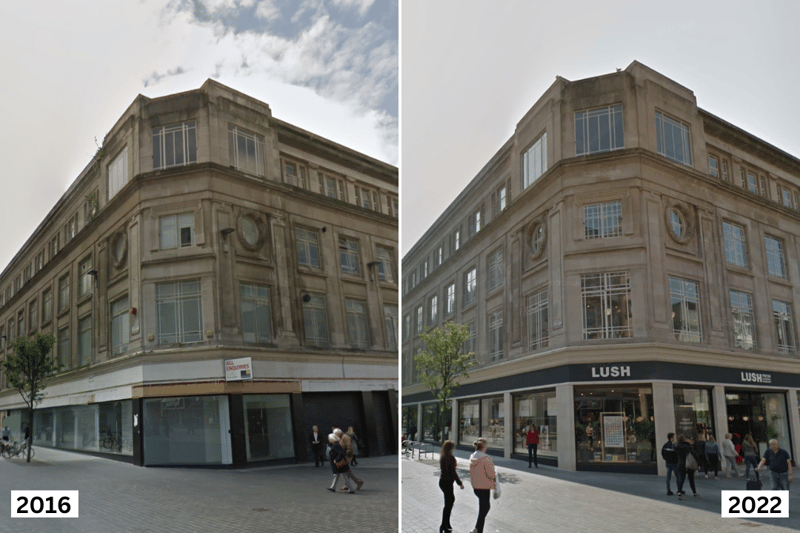 This three-storey building on Church Street used to be home to Dorothy Perkins and Burton but stood vacant for a number of years before Lush moved in during 2019 and made it their biggest store in the world.