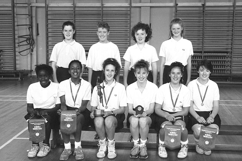Here's the St Anthony's School netball team from March 1990.