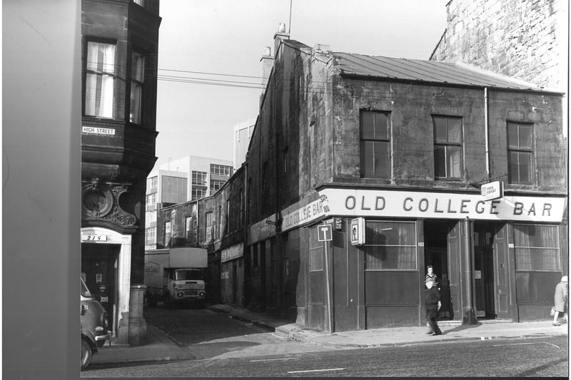 For years people thought the Old College Bar was the oldest pub in Glasgow - until it closed down and the manager admitted it was a fib to drum up custom - nonetheless the myth endures today even years after its been gone. The title rightfully belongs to The Scotia on Stockwell Street.