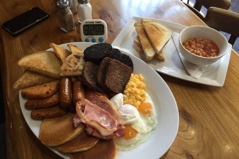 If you are over in Glasgow's Southside and feeling brave why not try their breakfast challenge? They also serve a breakfast which is a lot more manageable. Minard Rd, Shawlands, Glasgow G41 2HR.