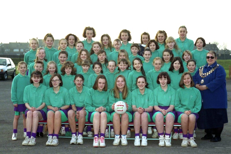Hetton Netball Club had more than 60 members aged from eight to 18, in 1994.
Here are some of them.