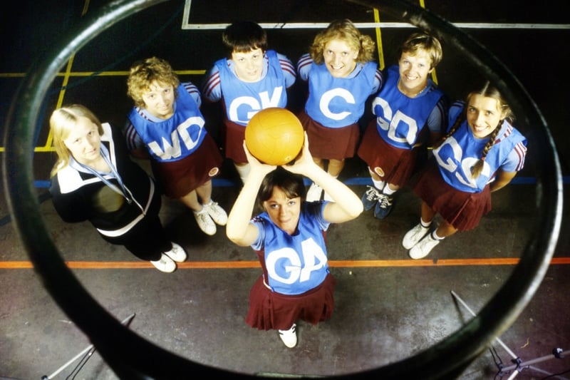 The Boldon Community Centre netball team in September 1981.
