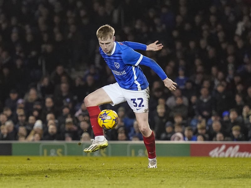 The Northern Ireland international's tackle to win the ball back for Abu Kamara to fire home Pompey's third against Cambridge sums him up perfectly. What a battler, whose confidence is growing by the game. Another player of the season contender.