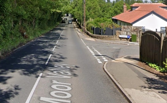 near Moor Valley Close.