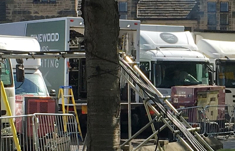 A film crew from Pinewood Studios was in Durham for filming at the Cathedral in May 2017.