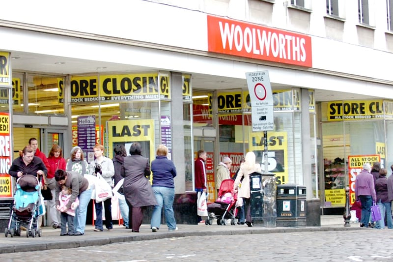 Bargain hunters headed to the Woolworths store in Durham for the last time in December 2008 before it shut.