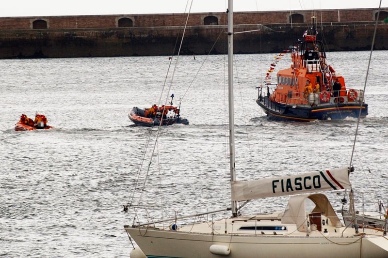 The Sunderland lifeboat Macquarie left the harbour for the last time in October 2004.