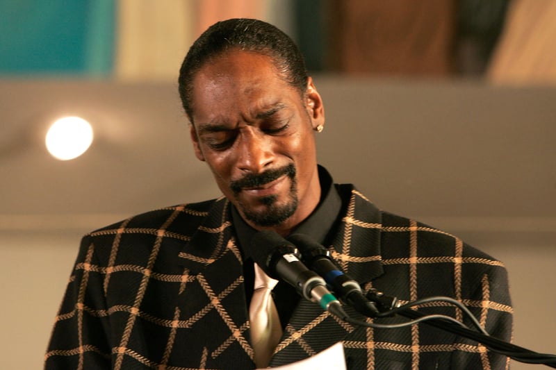 Snoop has always had the bling and has a reported net worth of $185 million.