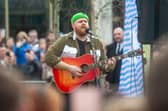 Brit Award winner Tom Walker performed two free gigs in Barnsley yesterday (February 17). Photo credit: Charley Atkins