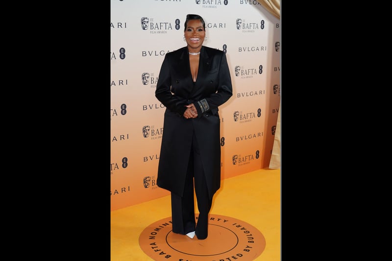 Fantasia Barrino attends the Bafta Nominees' Party at the National Gallery, Trafalgar Square, London. Barrino is nominated for Best Leading Actress for her role in The Color Purple (Photo: Ian West/PA Wire)