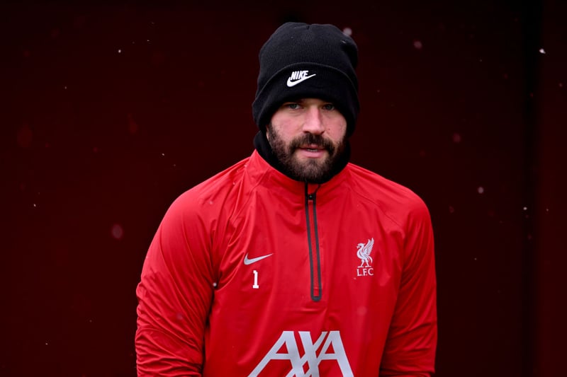 The No.1 goalkeeper has been on the sidelines for two months with a hamstring issue. Alisson could be back in parts of training this week and was part of the travelling squad at Old Trafford without being on the bench 