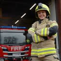 Firefighter Bronte Jones, from Sheffield, has made it through to the semi-finals on Gladiators.