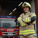 Sheffield firefighter Bronte Jones, who has made it through to the final on Gladiators