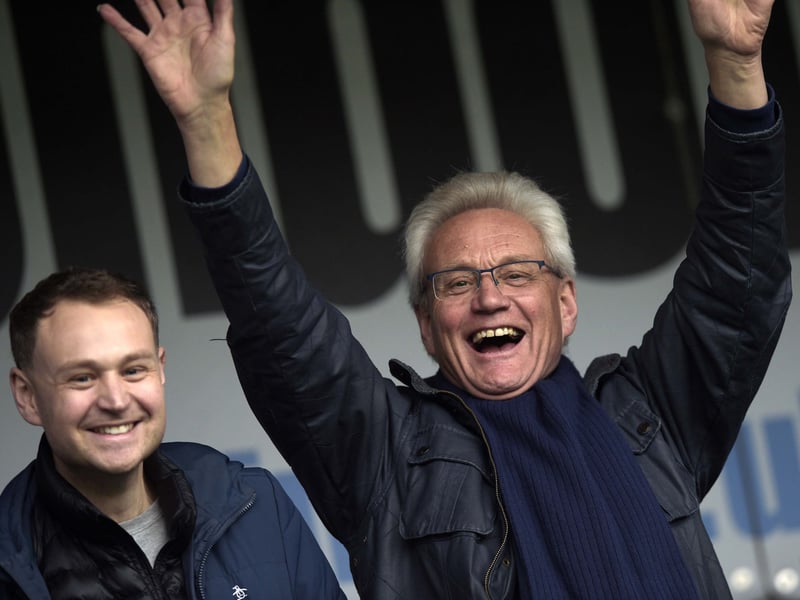 Owls fans in the Capital to watch their team win a vital game at Millwall 2-0. Pic Steve Ellis