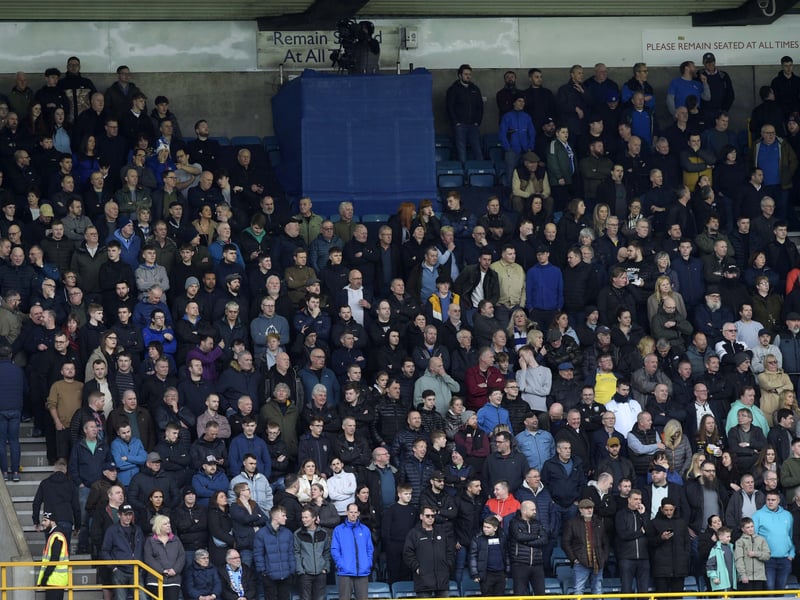 Owls fans in the Capital to watch their team win a vital game at Millwall 2-0. Pic Steve Ellis