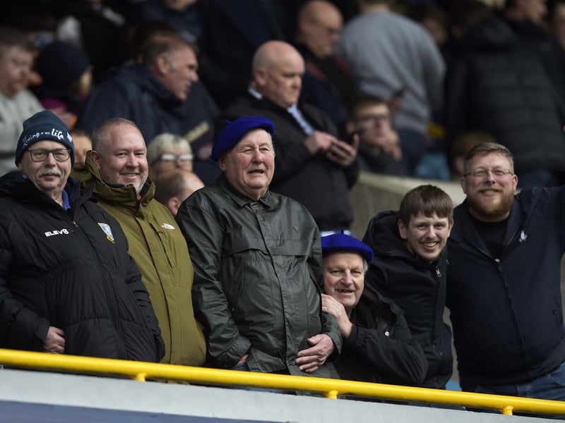 Owls fans in the Capital to watch their team win a vital game at Millwall 2-0. Pic Steve Ellis