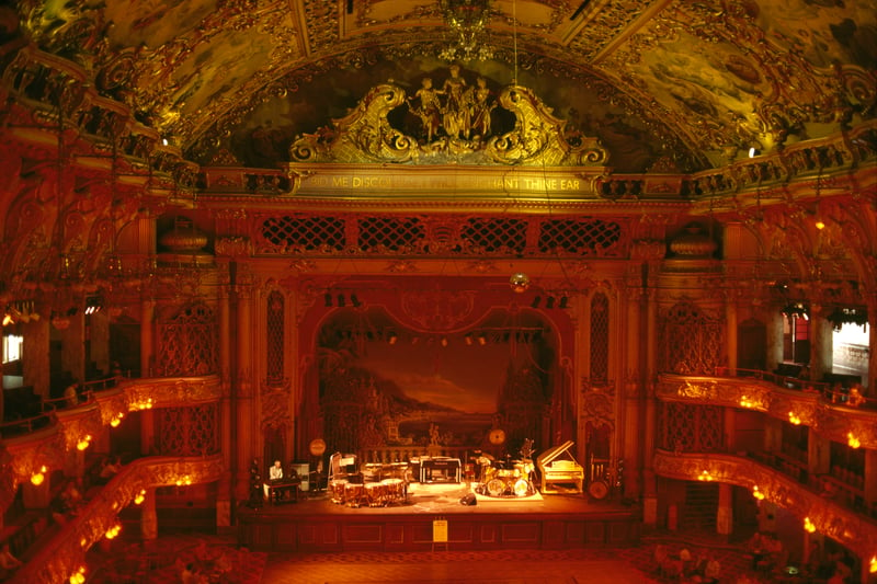 The elaborate interior of Tower Ballroom in 1987