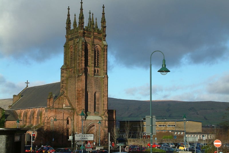 East Dunbartonshire, including the town of Kirkintilloch (pictured), came second. The average sale price is £262,979, while the average listing price is just £228,824 - a massive difference of £34,155.