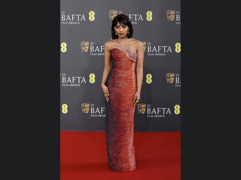 Bridgerton actress Charithra Chandran. 