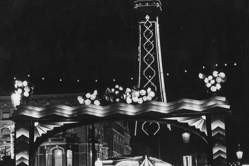 Towering above the Illuminations in 1952