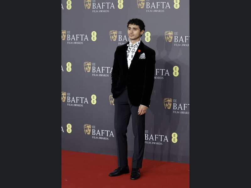 Bilal Hasna attends the 2024 Bafta Film Awards