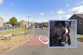 Armed police were sent to Cedar Road, Stocksbridge to deal with a fight involving a knife. Picture: Google / National World