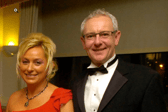 Excel Parking boss, Simon Renshaw-Smith, and wife Karen Gillott, company secretary, at the Barlow Hunt Ball in 2012.