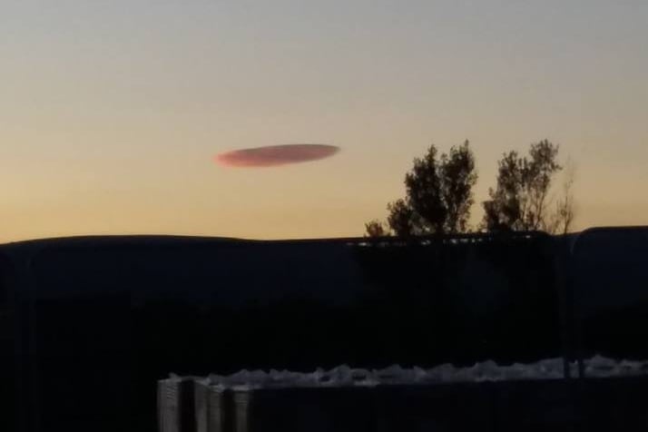 Laura Plumb-Sayers' pic of a UFO over Burnley looking towards Pendle taken on June 28th, 2018