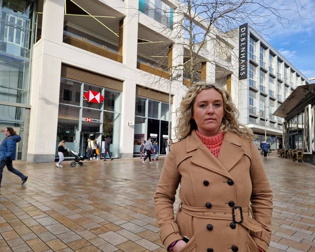 Sharna Williams was scammed by fraudsters who stole over £30,000 from her band account after a 'spoofing' scam. They spent thousands on designer clothes and gambling with her cash. Now she is urging others to be careful. Picture: David Kessen, National World